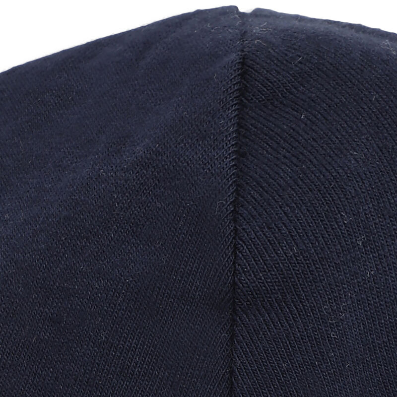 Girls White and Blue Knitted Hat image number 2